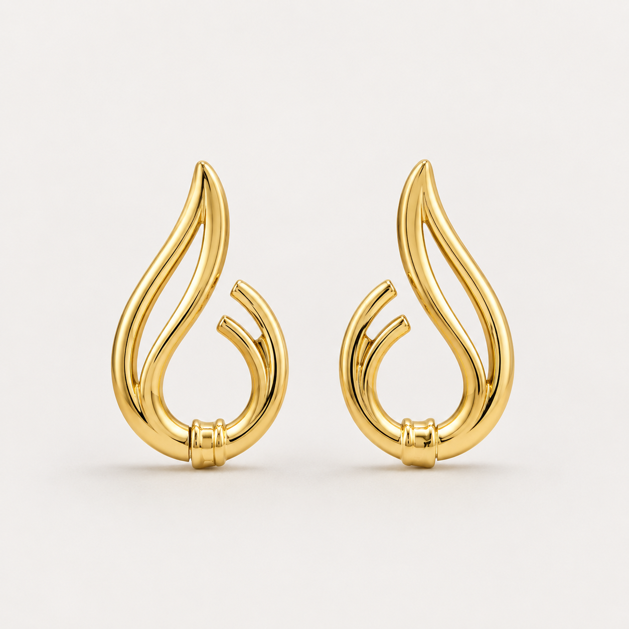 Aretes Gota de Fuego